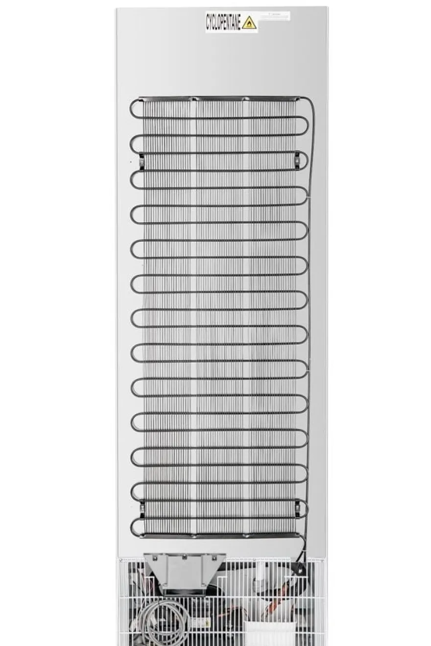 Lagertiefkühlschrank ECO 400, Innenraum aus Kunststoff, weiß