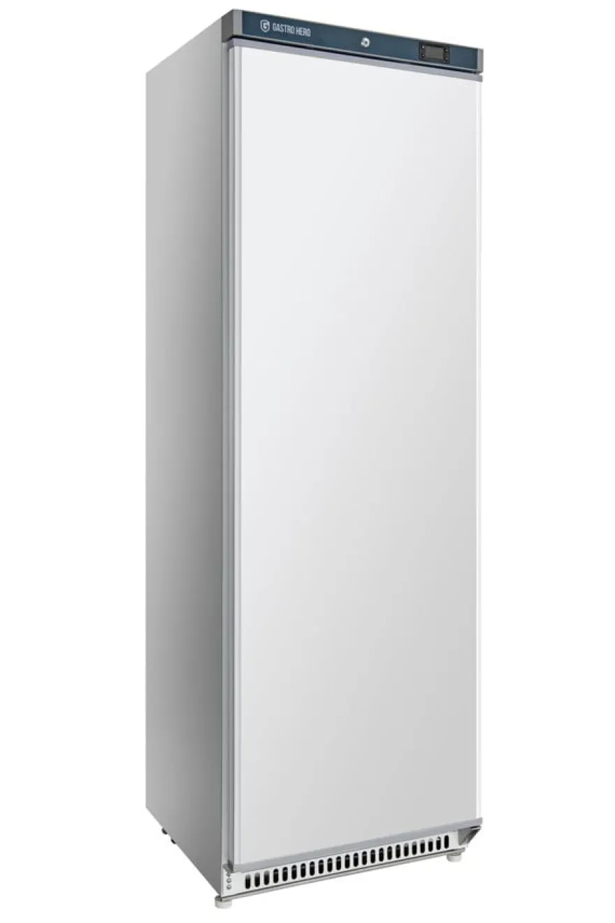 Lagertiefkühlschrank ECO 400, Innenraum aus Kunststoff, weiß