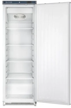 Lagertiefkühlschrank ECO 400, Innenraum aus Kunststoff, weiß