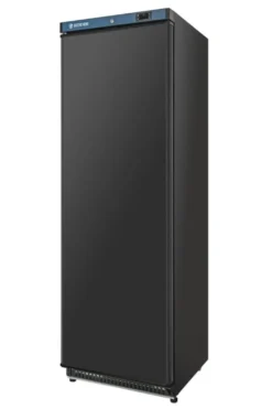 Lagertiefkühlschrank ECO 400, Innenraum aus Kunststoff, schwarz