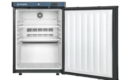 Lagertiefkühlschrank ECO 200, Innenraum aus Kunststoff, schwarz