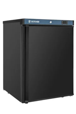 Lagertiefkühlschrank ECO 200, Innenraum aus Kunststoff, schwarz