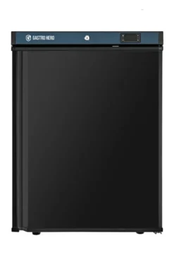 Lagertiefkühlschrank ECO 200, Innenraum aus Kunststoff, schwarz