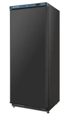 Lagertiefkühlschrank ECO 600, Innenraum aus Kunststoff, schwarz