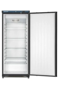 Lagertiefkühlschrank ECO 600, Innenraum aus Kunststoff, schwarz