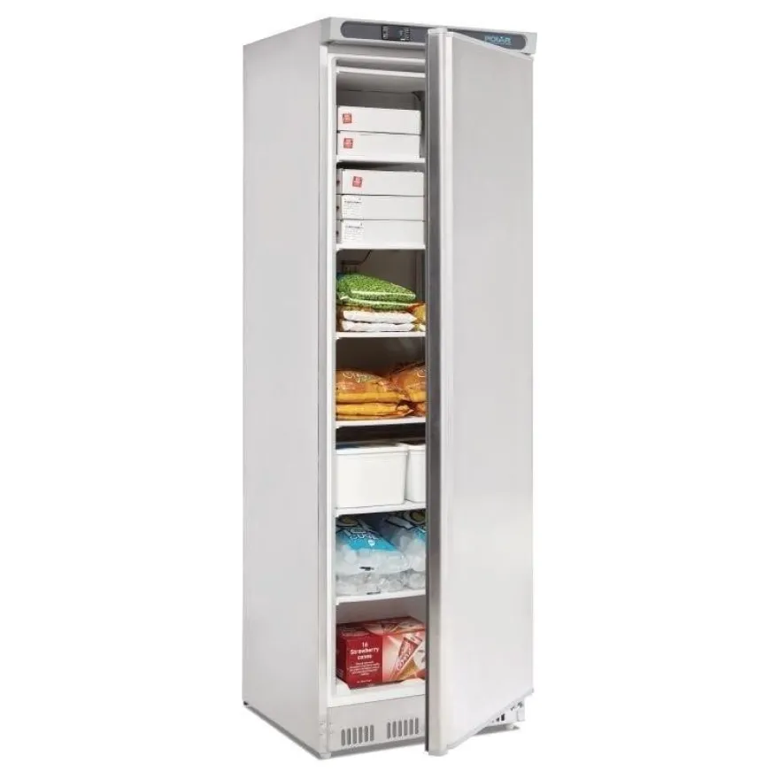 Lagertiefkühlschrank Polar 365 Edelstahl