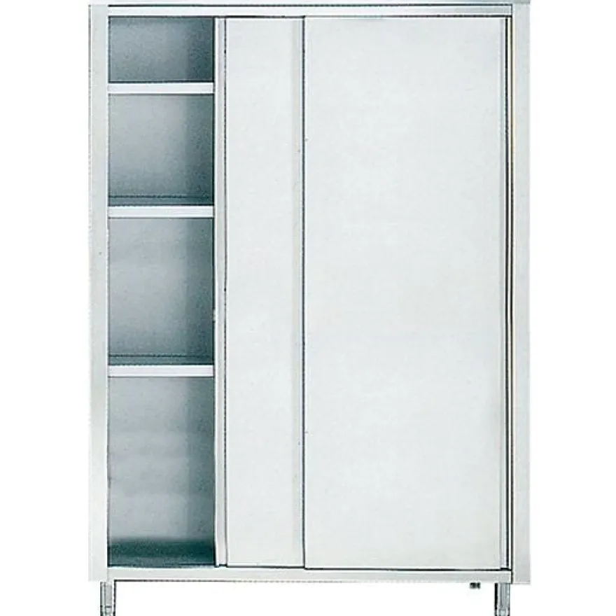 Mastro Hochschrank mit Schiebetüren und 3 Borde, 2000x600 mm