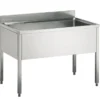 Mastro Topfspültisch mit Aufkantung, ohne Ablageboden, 1200x700 mm