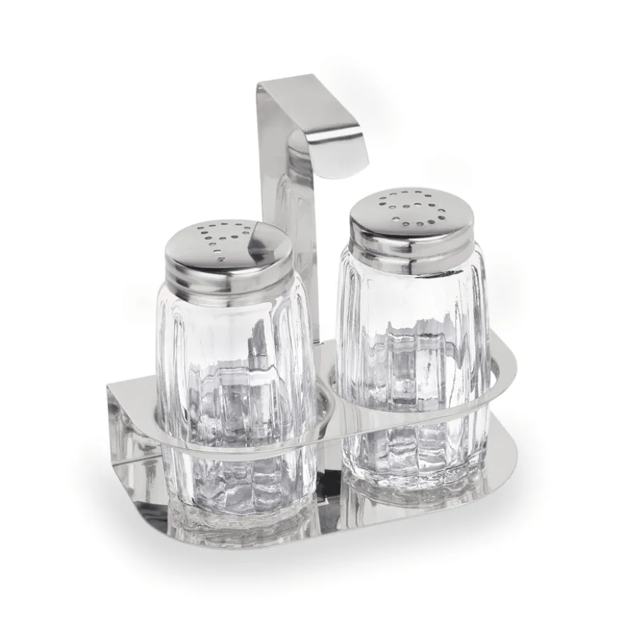 Menage, 2-teilig, Salz & Pfeffer, Glas