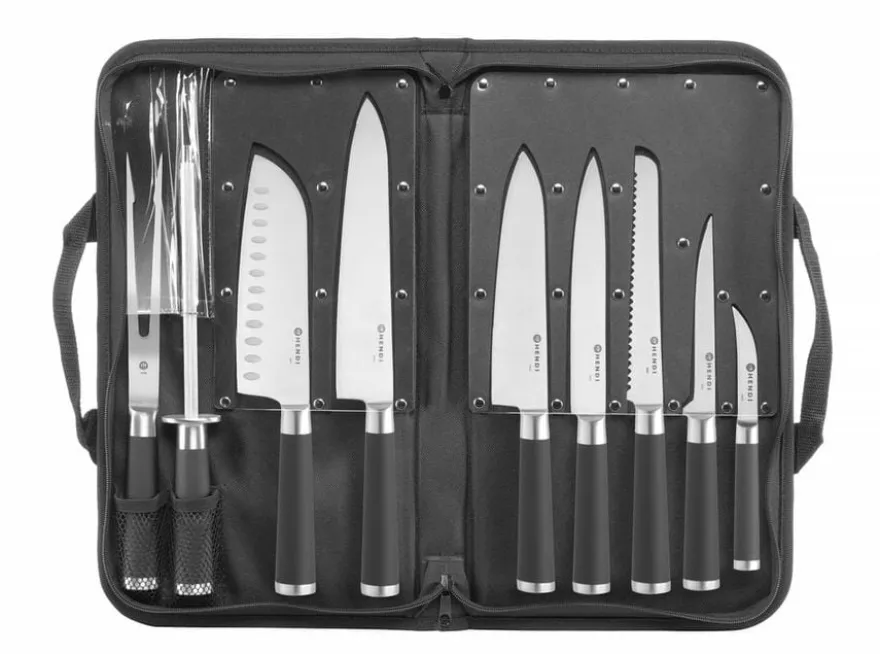 Messerset 9-teilig Edelstahl