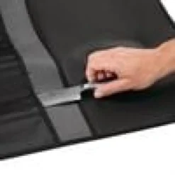 Messertasche, Rolltasche für 13 Messer, Nylon, verstärktes Rückenteil