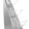 Multi Rack mit 3 SAN Schüssel 1 l Edelstahl
