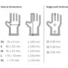 Nitrilpulverfreie Handschuhe M - 100 Stk
