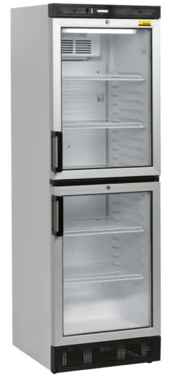 NordCap Gewerbekühlschrank KU 380 2G mit 2 Glastüren mit Griff