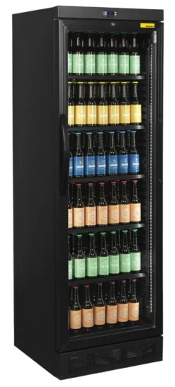 Nordcap Glastürkühlschrank KU 385 G II BLACK