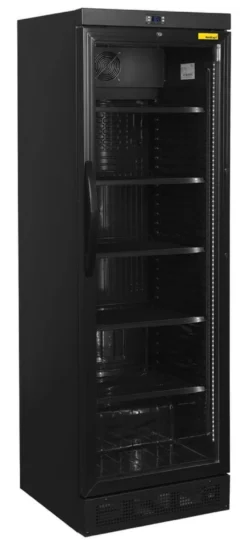 Nordcap Glastürkühlschrank KU 385 G II BLACK
