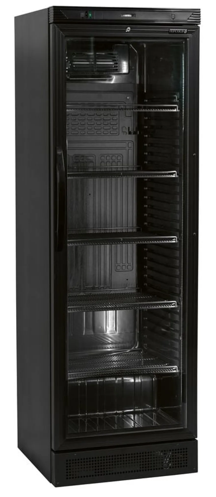 Nordcap Glastürkühlschrank KU 385 G II BLACK