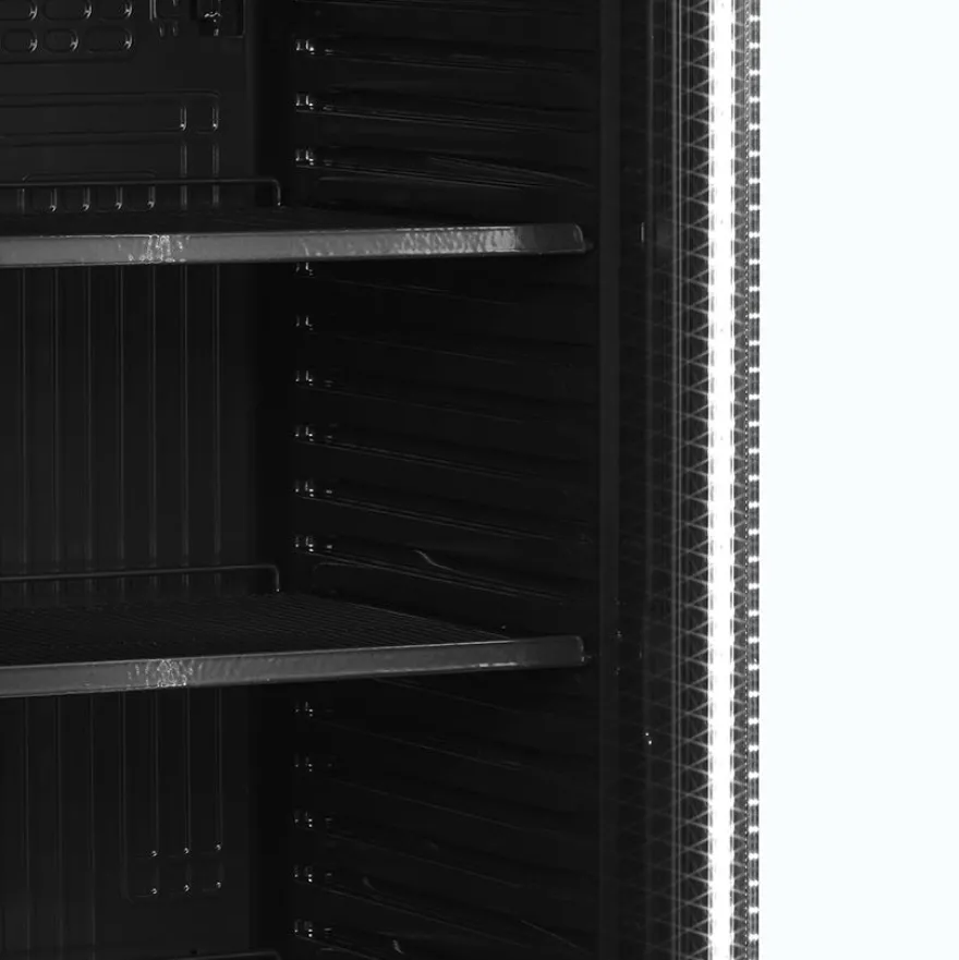 Nordcap Glastürkühlschrank KU 385 G II BLACK