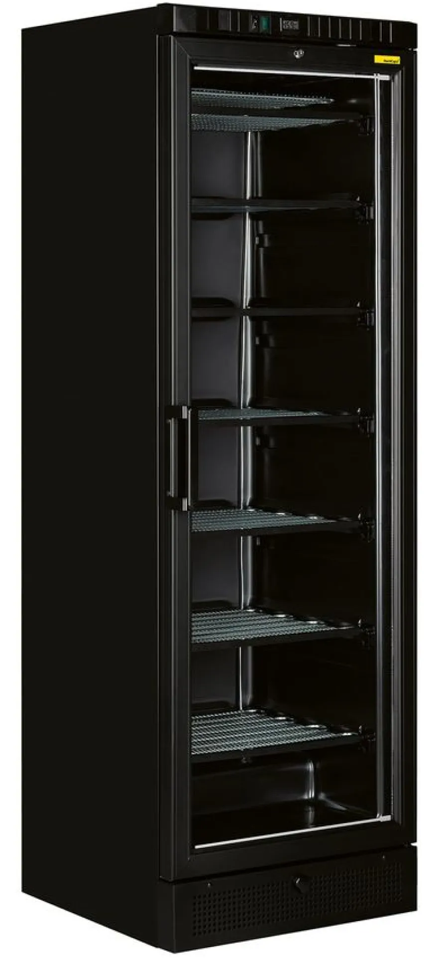 Nordcap Glastürtiefkühlschrank TK 385 G BLACK
