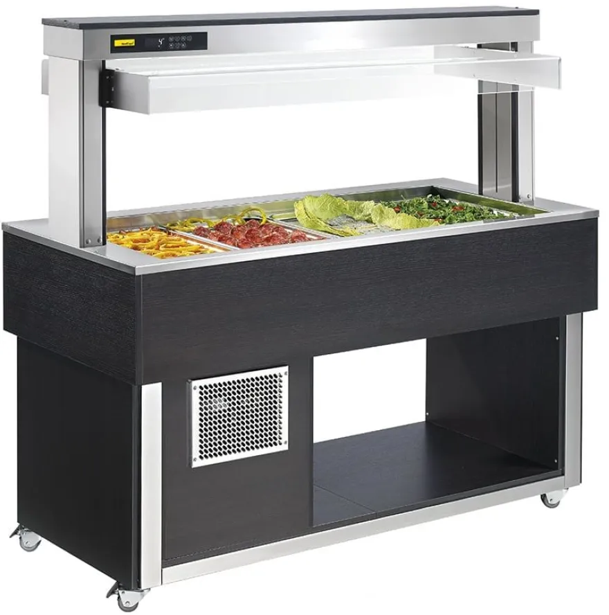 NordCap Salatbar TR-GREEN 3/1 mit statischer Kühlung