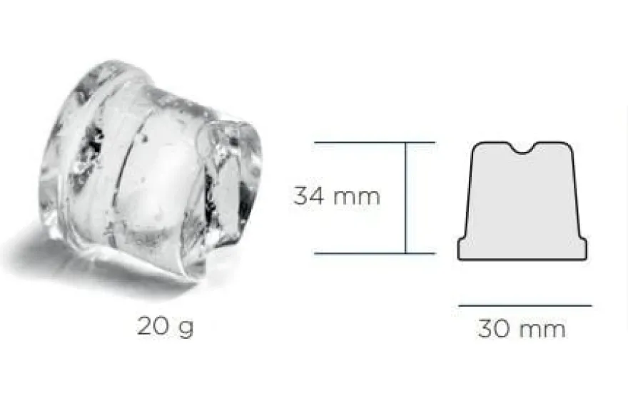 Nordcap Vollwürfel-Eisbereiter SCH 40 W - wassergekühlt