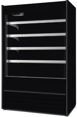 Nordcap Wandkühlregal ALASKA 100 SLIM ENERGY BLACK