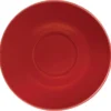 Olympia Cafe Untertassen rot 158 mm - 12 Stk.