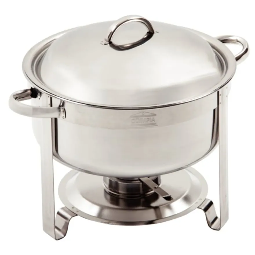 Olympia Chafing Dish rund, Edelstahl, "Vienna"