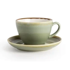 Olympia Kiln Cappuccinotassen Moos 34cl - 6 Stk.