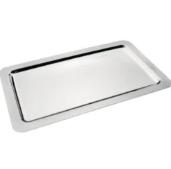 Olympia rechteckiges Speisetablett Edelstahl GN1/1