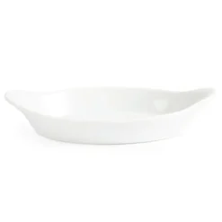 Olympia Whiteware ovale Gratinschalen weiß 290 x 166 mm - 6 Stk.