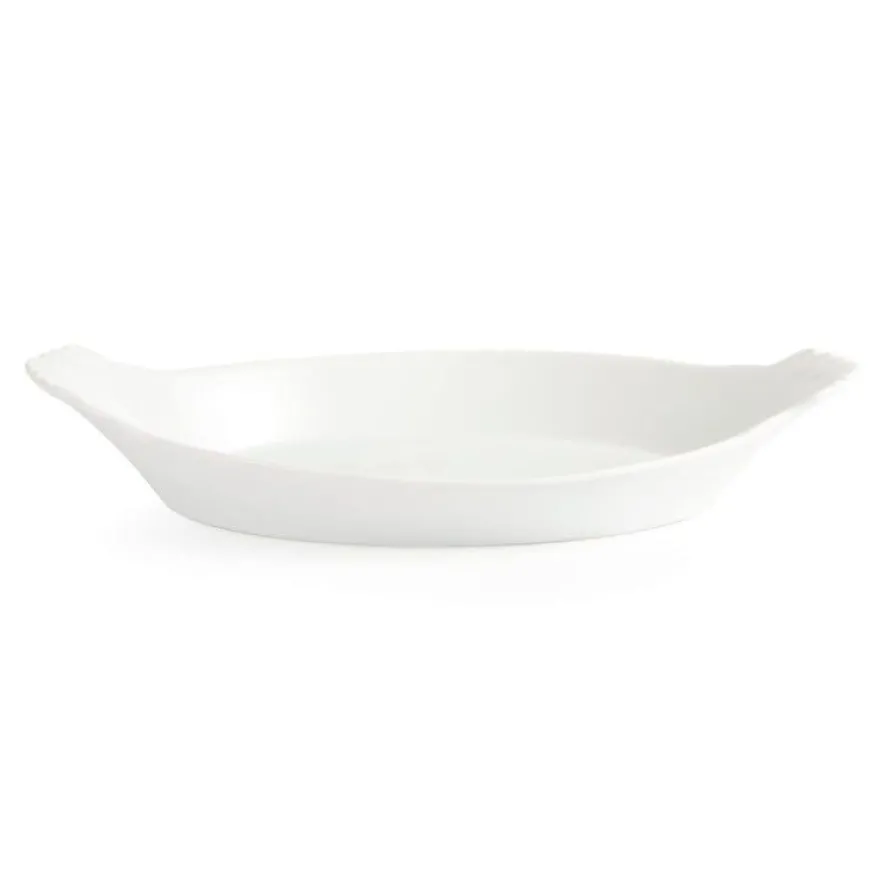 Olympia Whiteware ovale Gratinschalen weiß 320 x 177 mm - 6 Stk.