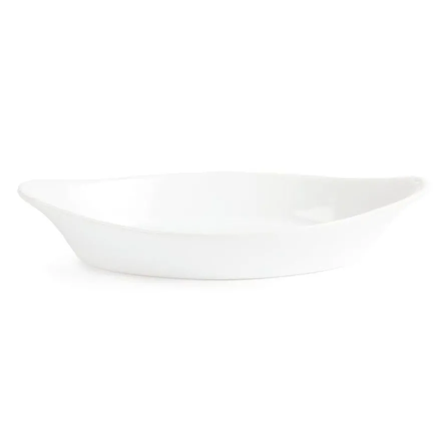 Olympia Whiteware ovale Gratinschalen weiß 253 x 140 mm - 6 Stk.