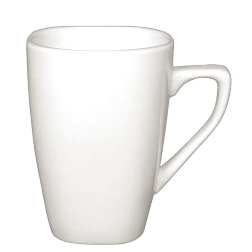 Olympia Whiteware quadratische Kaffeebecher 28,4cl - 12 Stk.