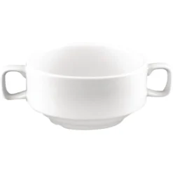 Olympia Whiteware Suppentassen mit Henkeln 40cl - 6 Stk.