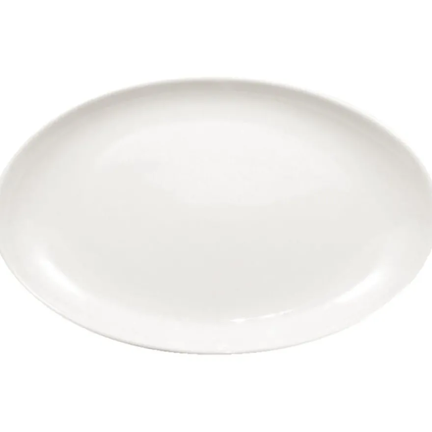 Olympia Whiteware tiefe Servierplatte oval 36,5cm Box 2 - 2 Stk.