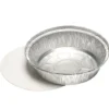 Papstar Alu-Schale inkl. Einlegedeckel, Durchmesser: 18,2 x H: 4 cm ,Füllinhalt: 770 ml - 25 Stk pro Packung
