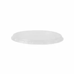 Papstar 50 Deckel für Dressingbecher, PP rund Ø 7,1 cm x H: 0,5 cm transparent