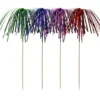 Papstar 100 Deko-Picker 15,5 cm farbig sortiert "Feuerwerk"