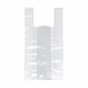 Papstar 250 Hemdchen-Tragetaschen, HDPE 48 cm x 22 cm x 12 cm transparent Knotenbeutel