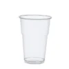 Papstar 70 Kaltgetränkebecher, PLA "pure" 0,4 l Ø 9,5 cm x H: 13,2 cm glasklar mit Schaumrand