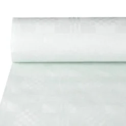 Papstar Papiertischtuch mit Damastprägung 25 m x 1 m weiss