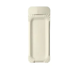 Papstar Papp-Teller, eckig, 8x21 cm, weiß - 250 Stk