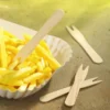 PapstarPurePommes-Frites-Gabeln; Holz - 1000 Stk 8,5 cm