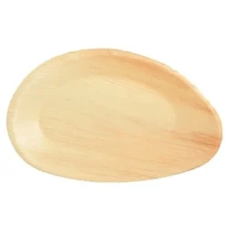 PapstarPureTeller; oval; L; Palmblatt - 25 Stk