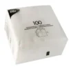 Papstar 1200 Servietten, 1-lagig 1/4-Falz 33 cm x 33 cm weiss
