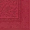 Papstar 50 Servietten "ROYAL Collection" 1/4-Falz 40 cm x 40 cm bordeaux "Ornaments"