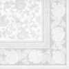 Papstar 50 Servietten "ROYAL Collection" 1/4-Falz 40 cm x 40 cm weiss "Ornaments"