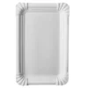 Papstar 250 Teller, Pappe "pure" eckig 13 cm x 20 cm weiss