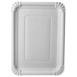 Papstar 250 Teller, Pappe "pure" eckig 21,5 cm x 29 cm weiss